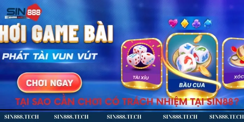 Tại sao cần chơi có trách nhiệm tại Sin88? Tại sao cần chơi có trách nhiệm tại Sin88?